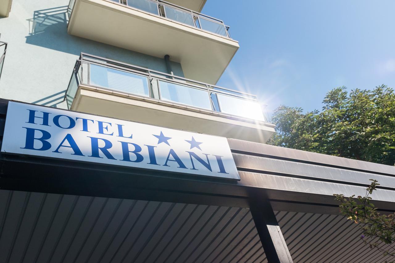 Hotel Barbiani Rimini Exterior foto